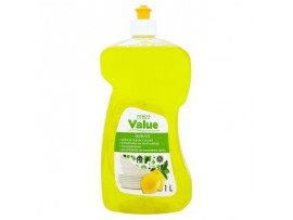Tesco Value Жидкость для мытья посуды (лимон), 1 л